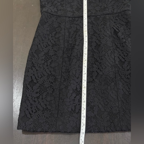 French Connection Black Lace Dress Size 6 - Picture 11 of 12